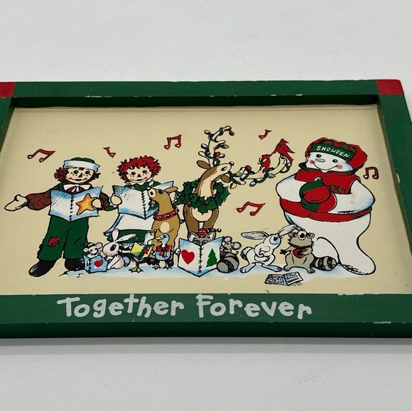 RARE! SNOWDEN & FRIENDS RAGGEDY ANN & ANDY 1998 "TOGETHER FOREVER" PICTURE NEW - Picture 2 of 6